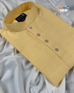 Premium Khadi Panjabi Cream Color